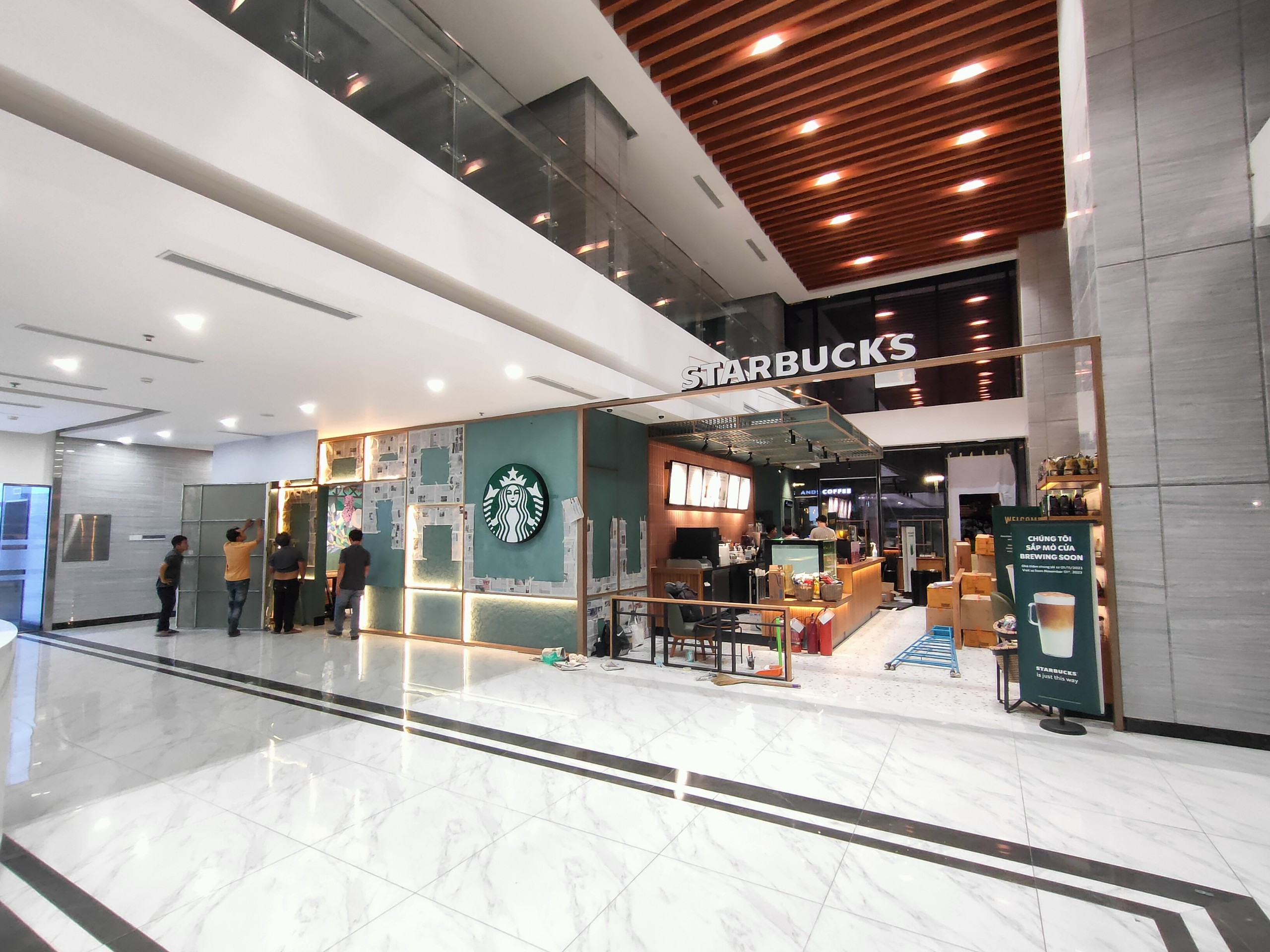 Starbucks CII Tower – Thiết Kế Nội Thất Cùng Khánh Nguyên